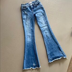 Vervet 25” Women's Blue Flared Jeans EUC